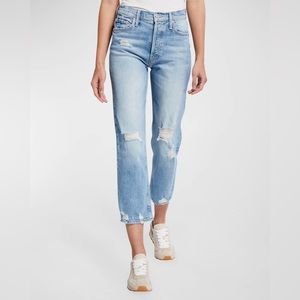 The tomcat high rise distressed jean by Mother